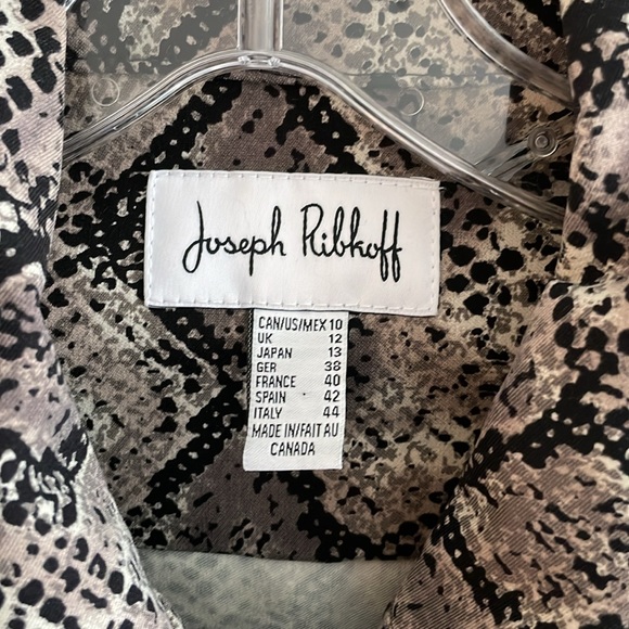 JOSEPH RIBKOFF light weight 3/4 inch sleeve jacket-Size 10 - Picture 4 of 12